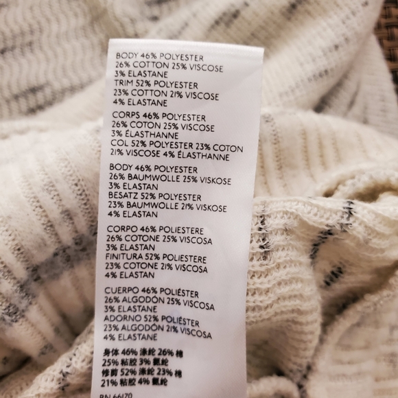 Anthropologie Soft Snow Flecked Ribbed Oversized Sweater Size XS - Picture 4 of 7